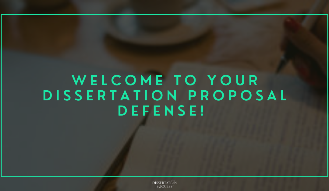 dissertation proposal defense