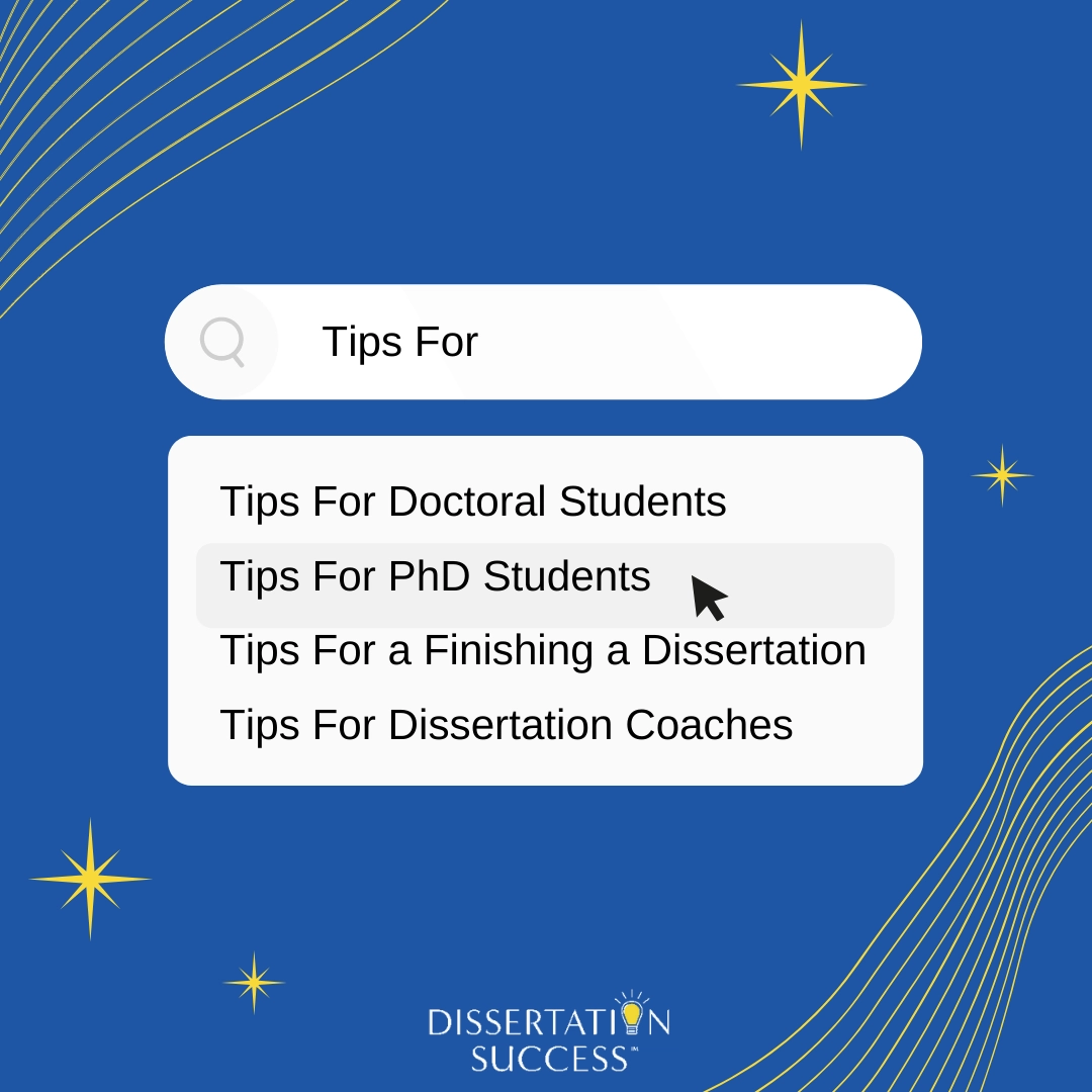 Tips For PhD Students